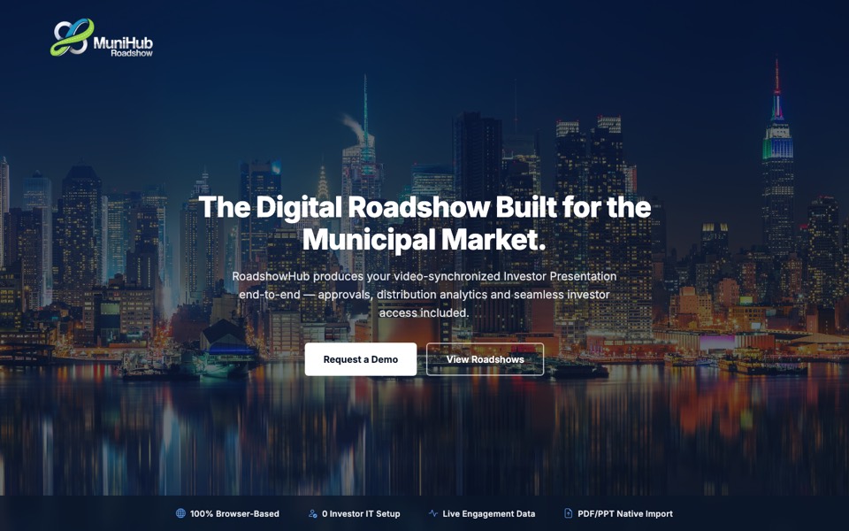 RoadshowHub homepage